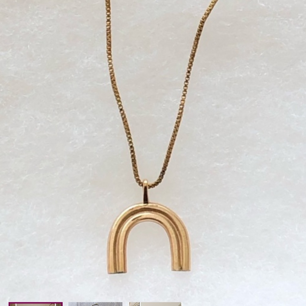 James Michelle rainbow necklace